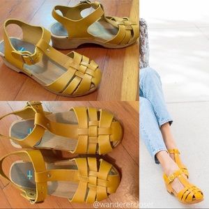 Strides Through Stockholm Leather Clog